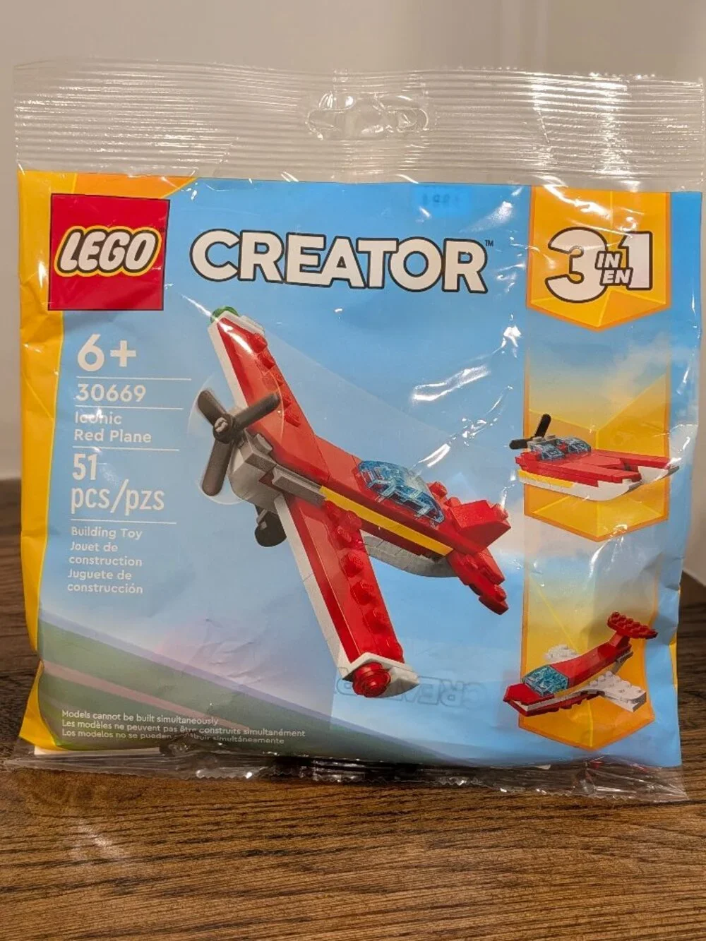 LEGO 30669 Iconic Red Plane Polybag - New in Package, sealed